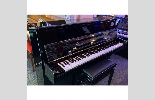 Young Chang Polished Ebony E108 Upright Piano, Immaculate Used - All Inclusive Premium Package (SN:1414048) - Image 4